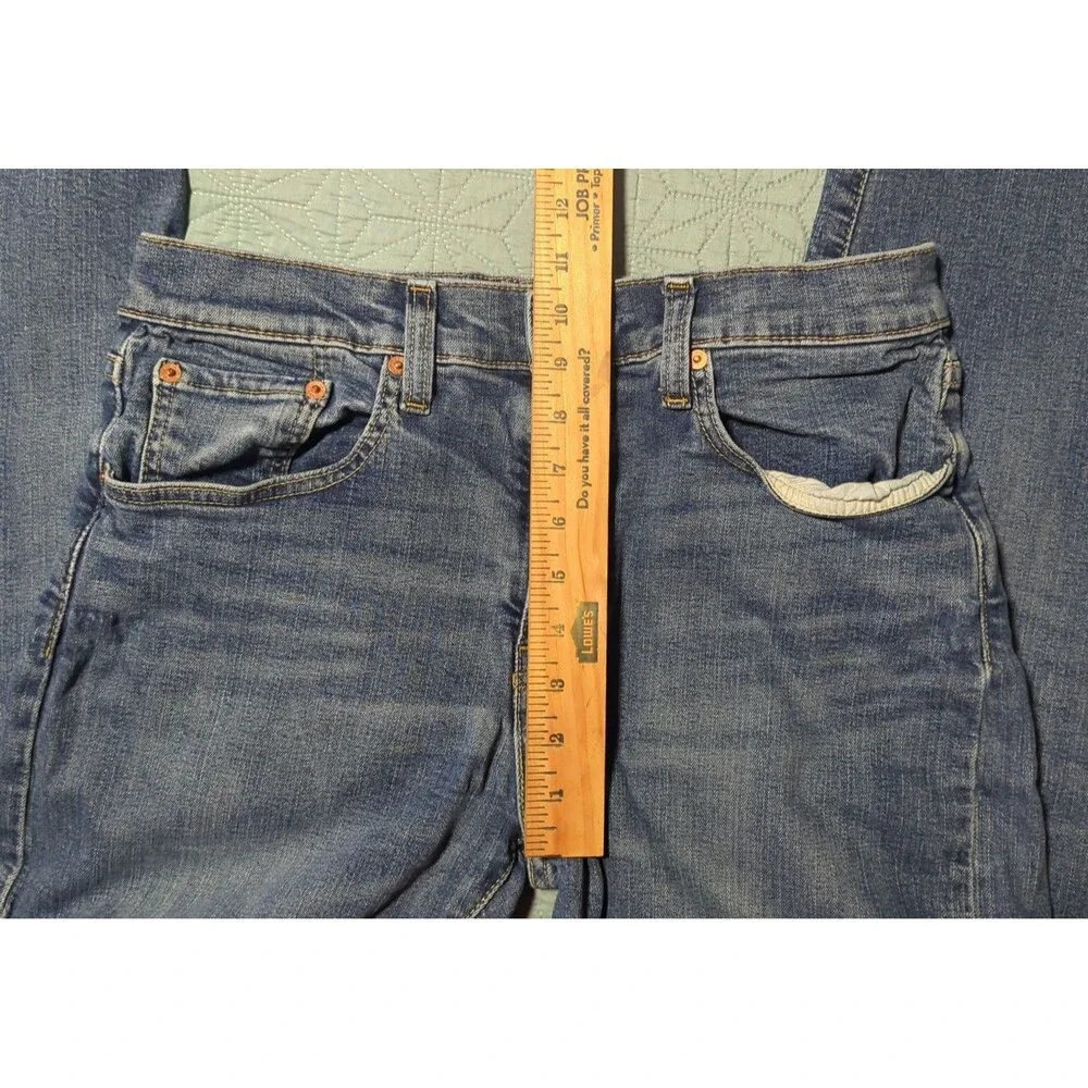 Levi's Premium 502 Big E Regular Taper Fit Mens Jeans 32x34 Stonewashed Zip Fly